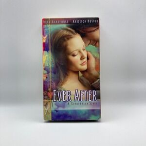 Vintage VHS Tape Ever After: A Cinderella Story Drew Barrymore Anjelica Huston